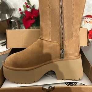 UGG Tan Heeled Boots- NEW!